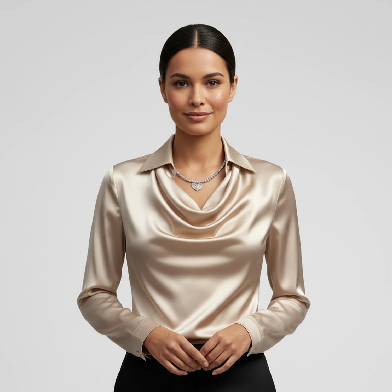 Women's Cowl Neck Blouse image