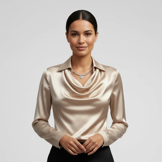 Women's Cowl Neck Blouse image