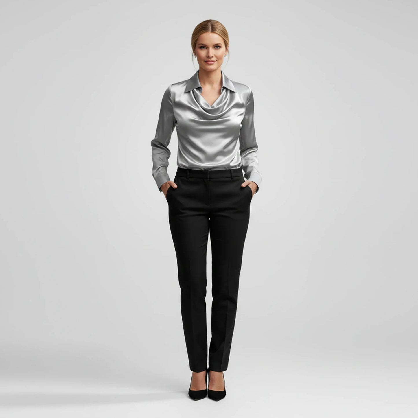 Women's Cowl Neck Blouse image