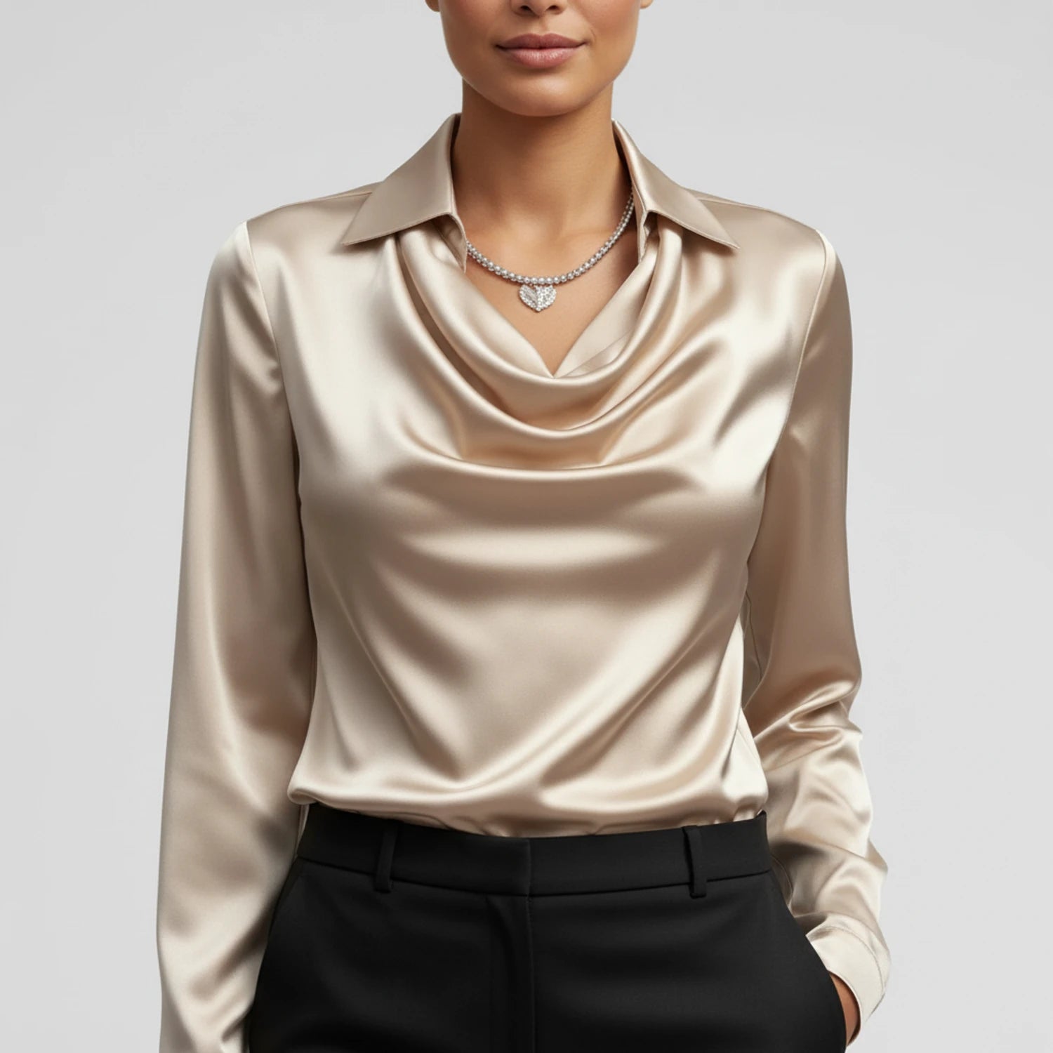 Women's Cowl Neck Blouse image