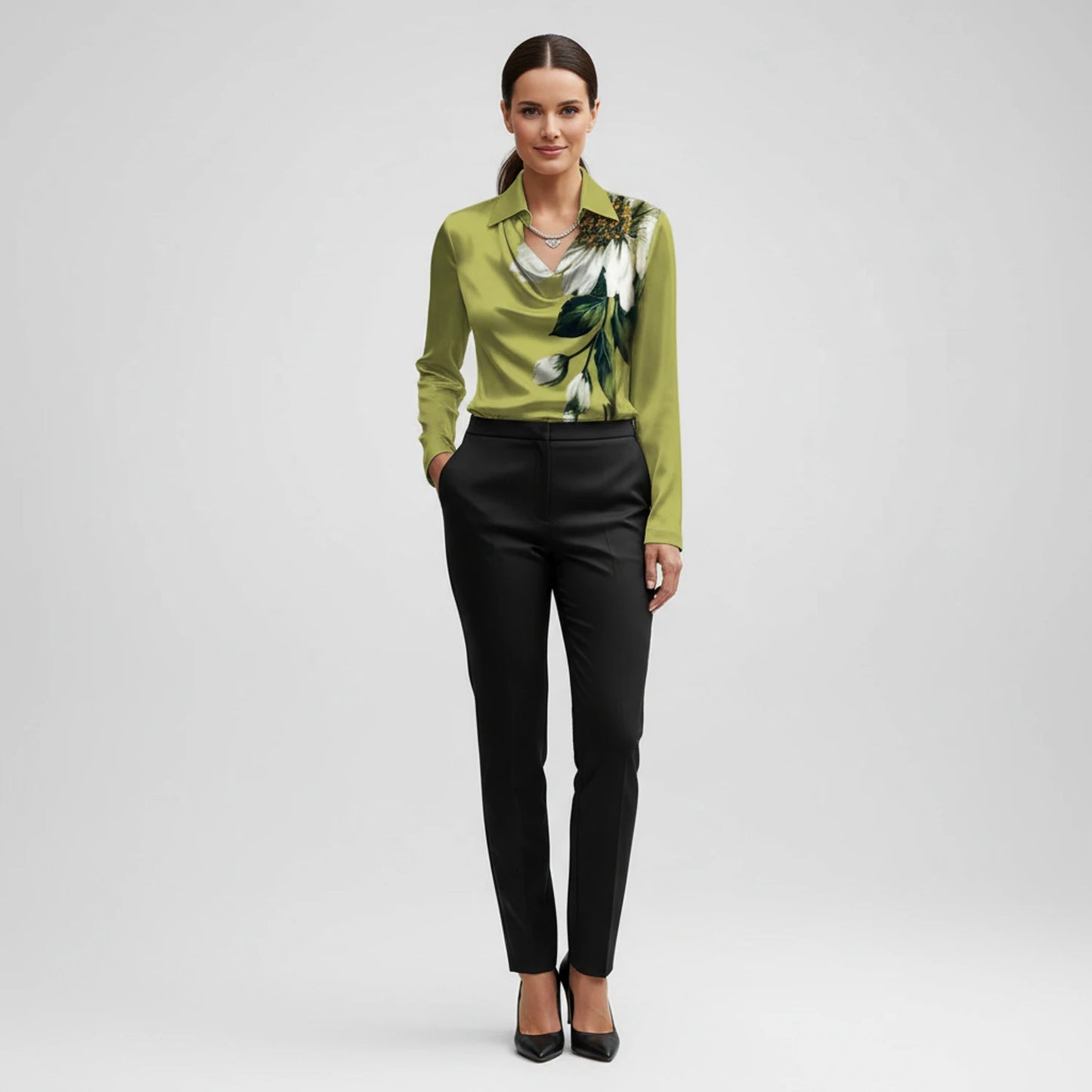 Women's Cowl Neck Blouse image
