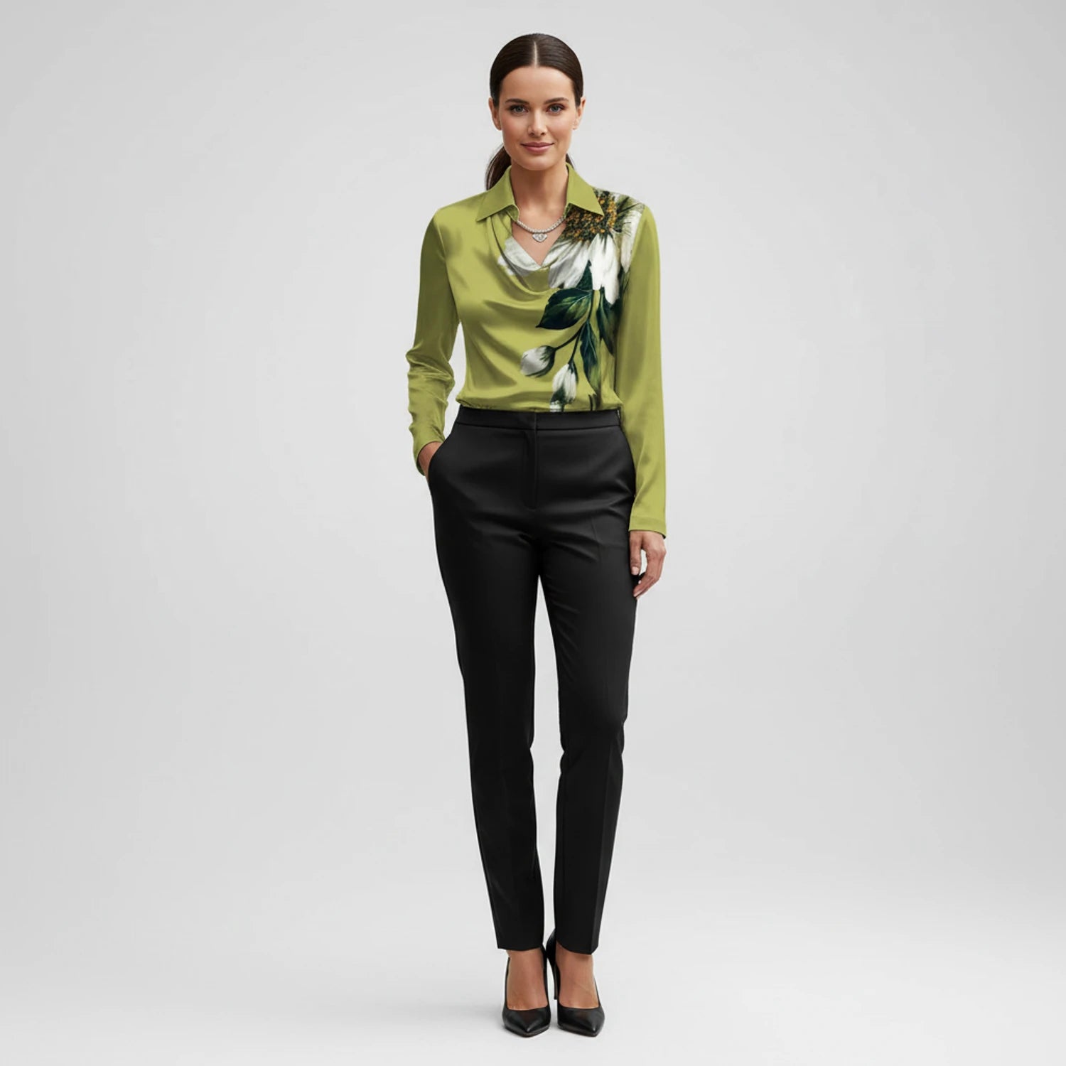Women's Cowl Neck Blouse image