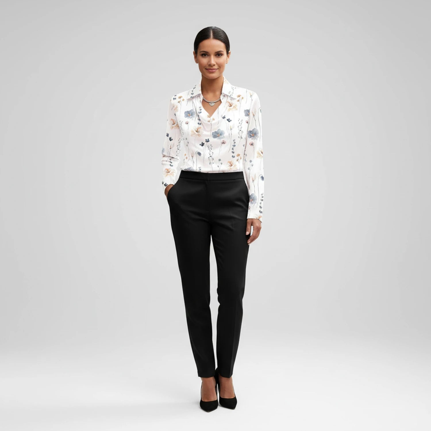 Women's Cowl Neck Blouse image