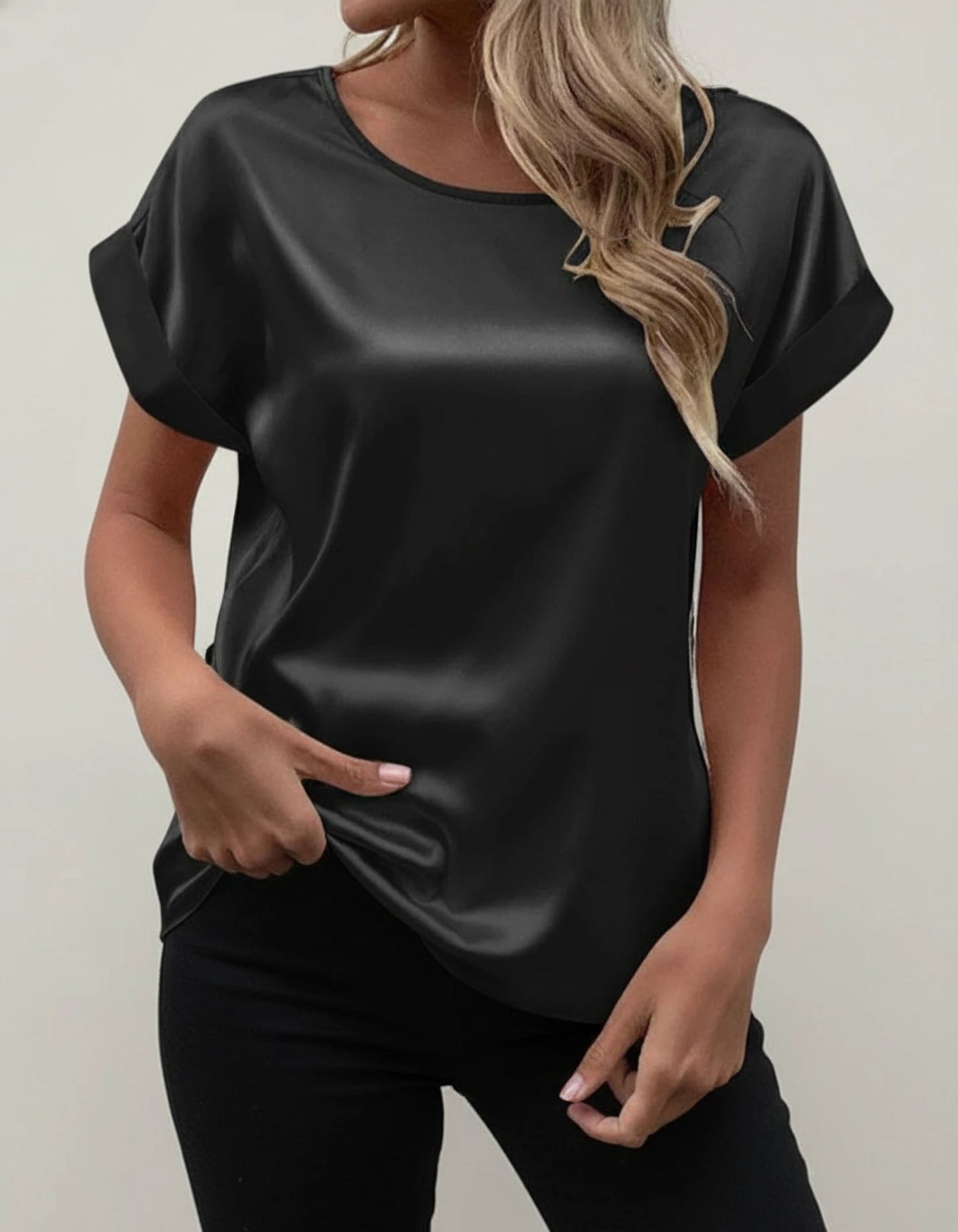 Women's Cuffed Sleeve Blouse
