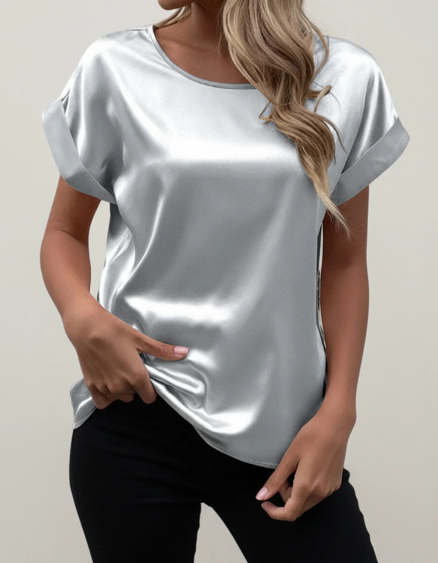 Women's Cuffed Sleeve Blouse
