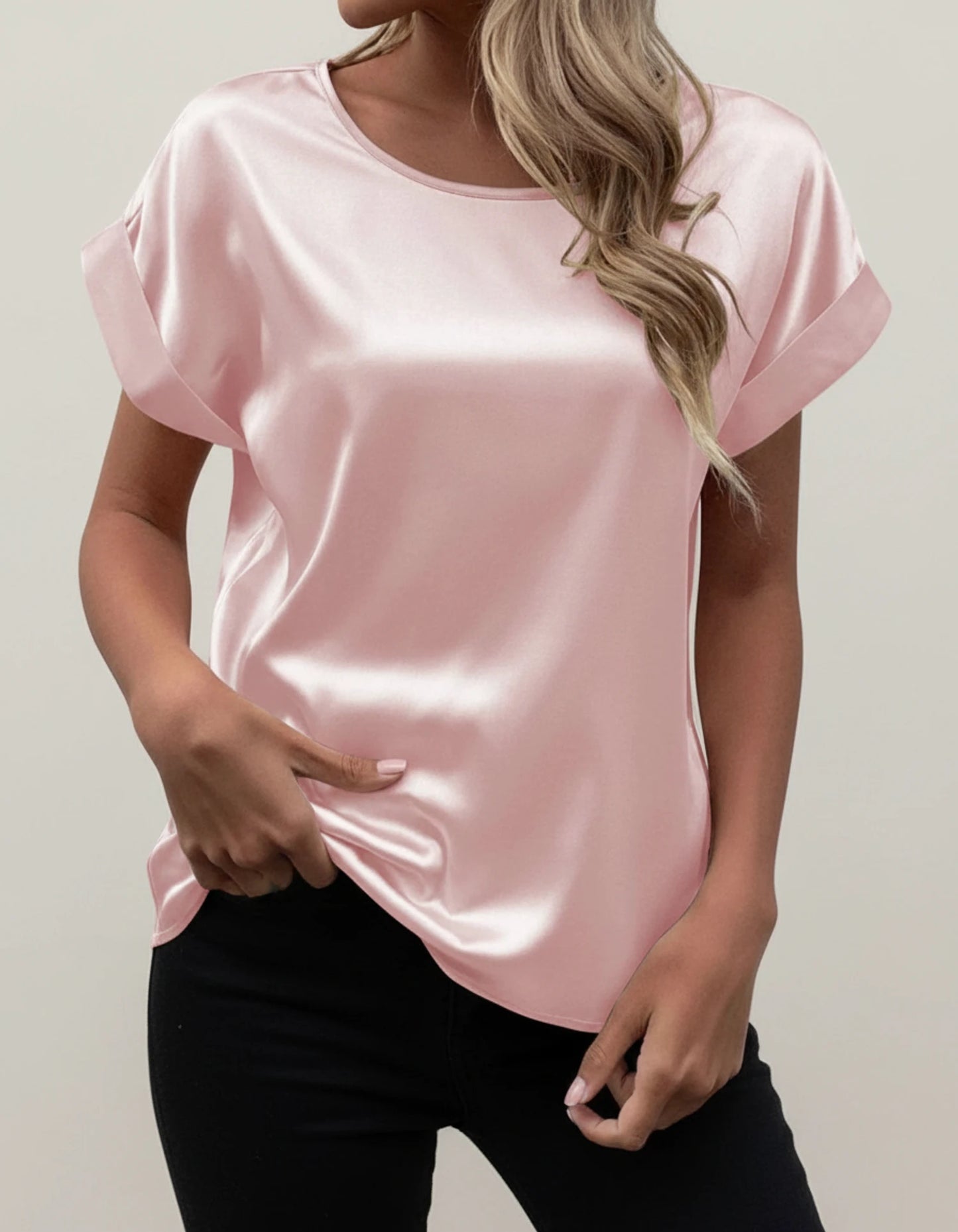 Women's Cuffed Sleeve Blouse