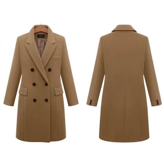 Women's Warm Double-Breasted Winter Coat