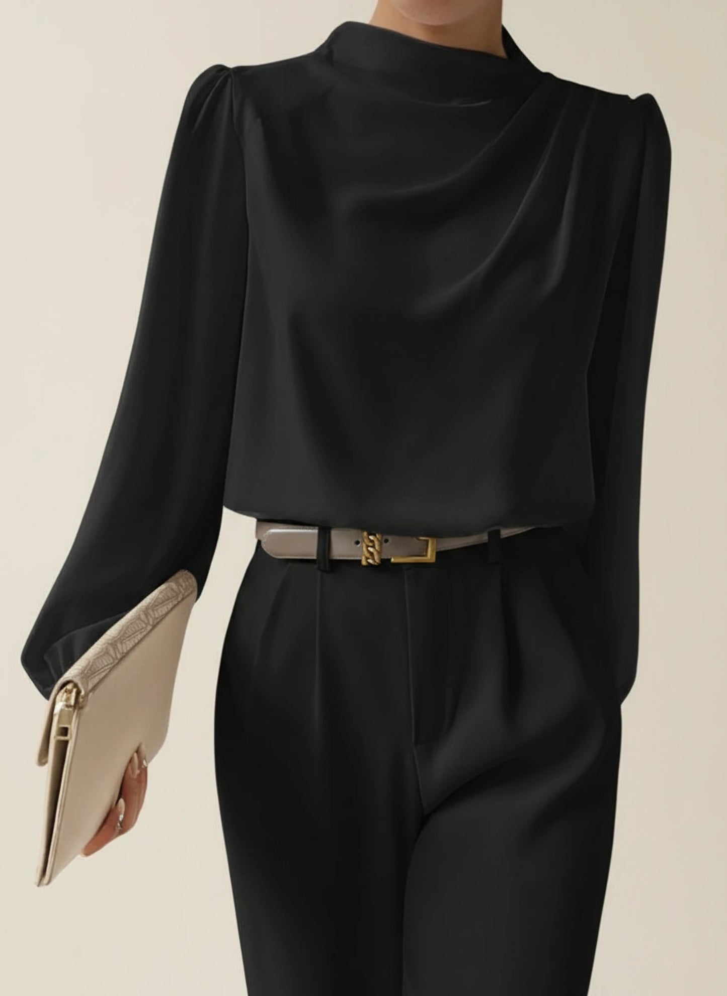 Women's Draped Blouse