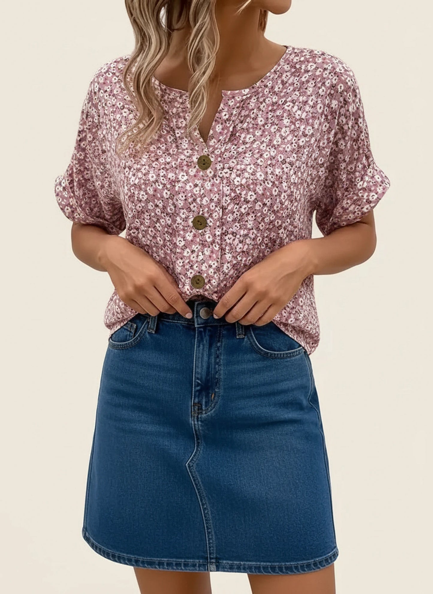 Women's Floral Blouse