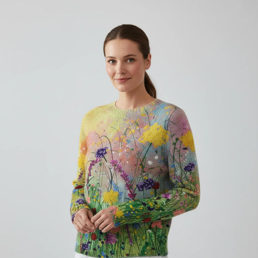 Women's Floral Sweater image