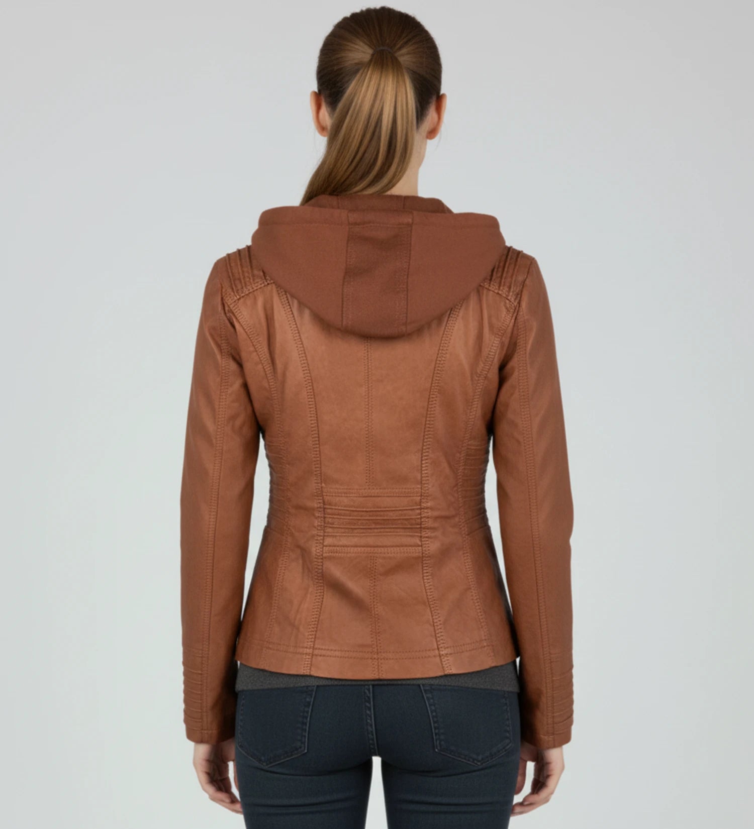 Women's Hooded Fitted Jacket image