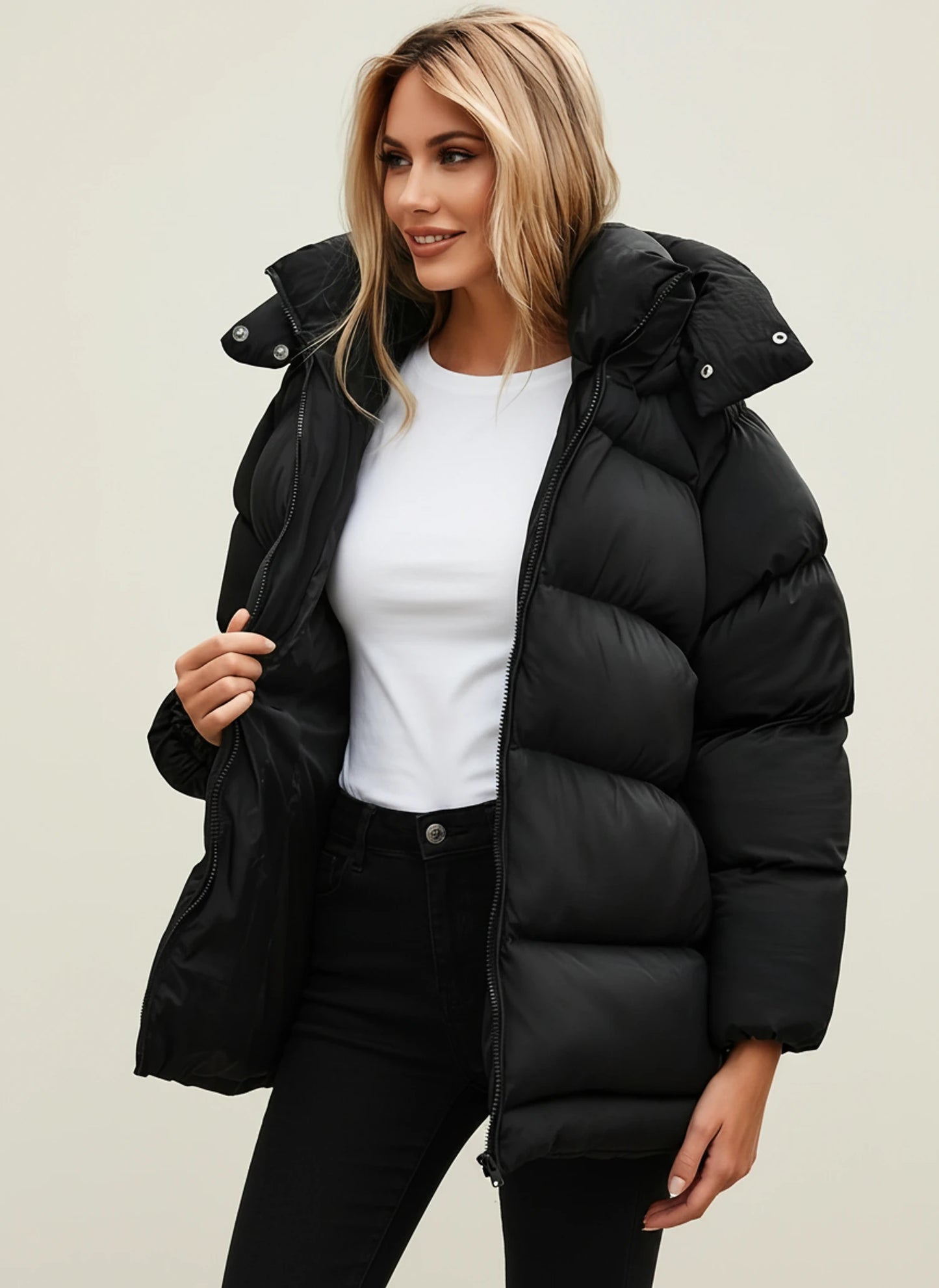 Women's Oversized Winter Puffer Jacket