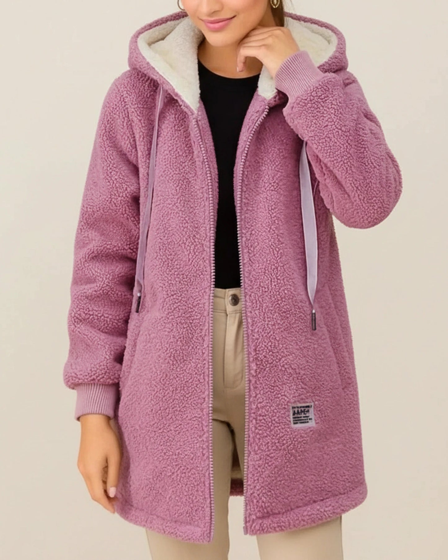 Women's Hooded Teddy Winter Coat