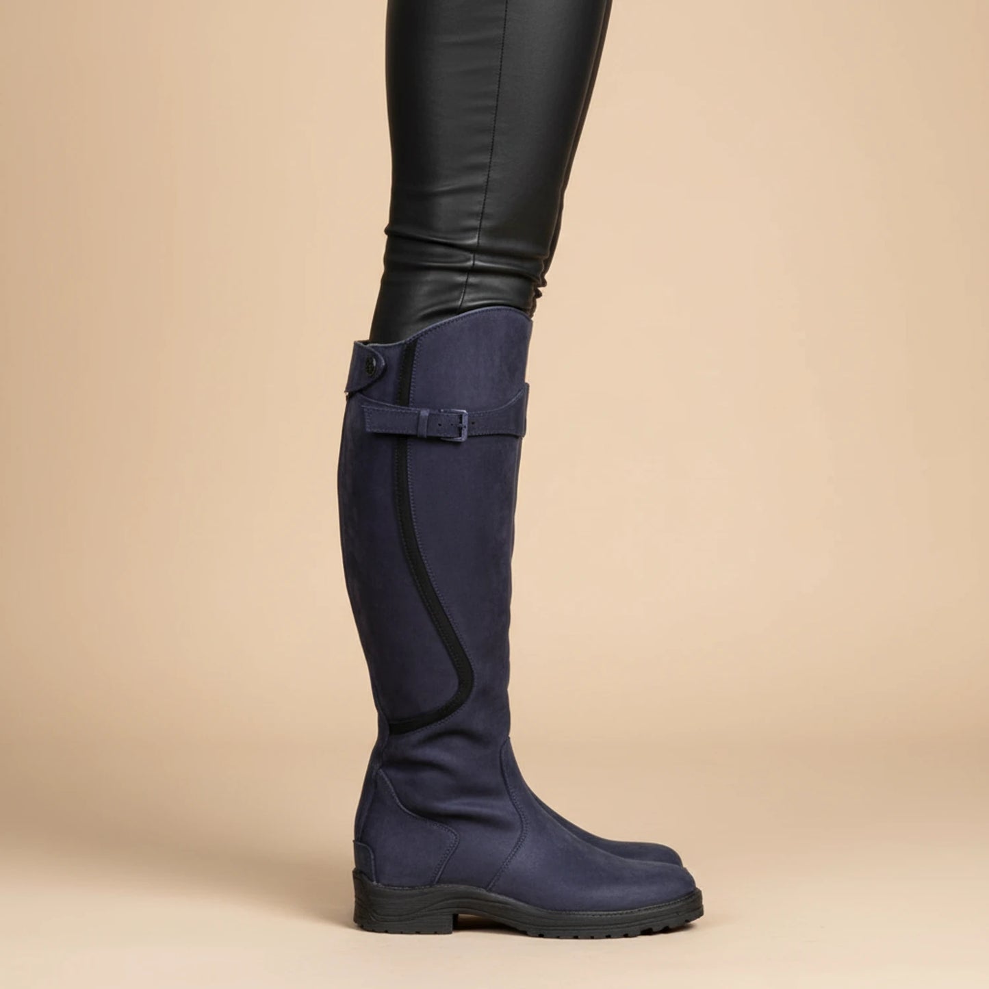 Women's Leather Knee High Riding Boots