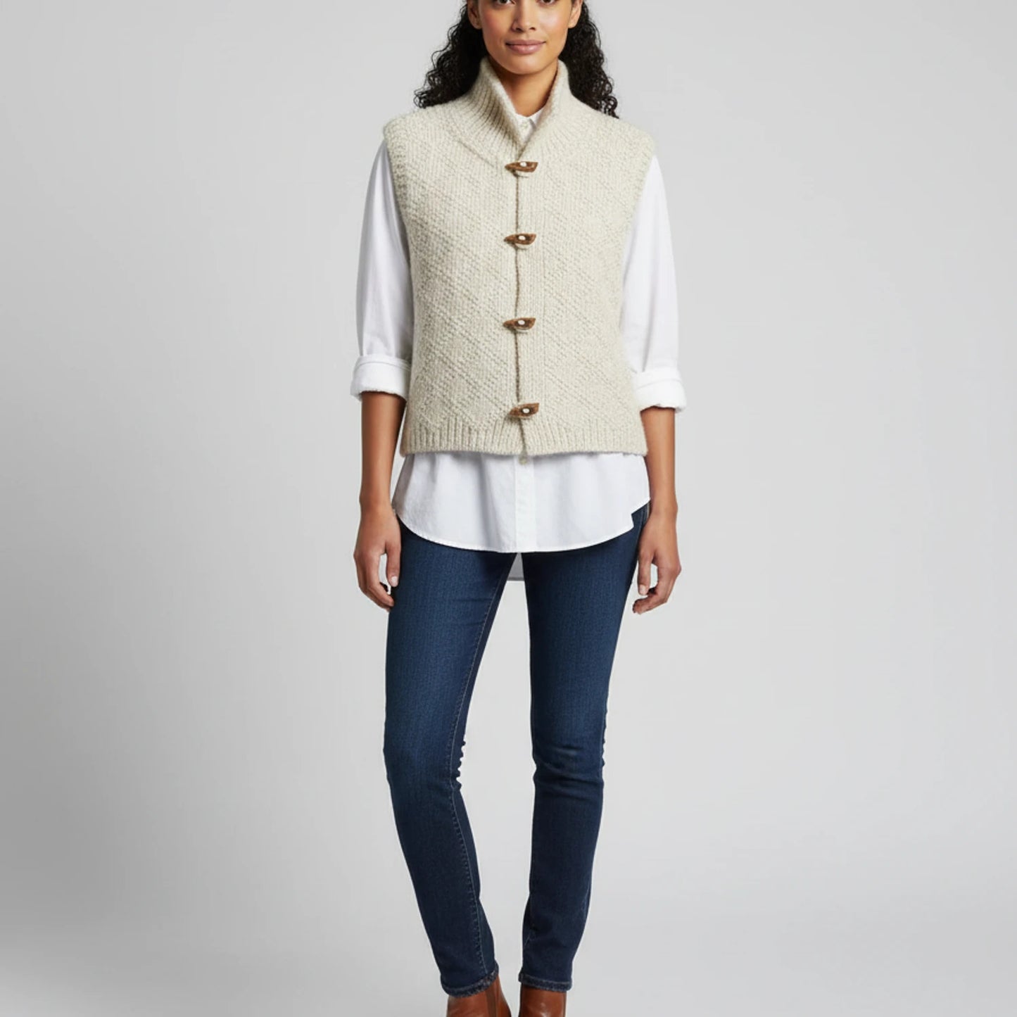 Women's Knitted Sweater Vest