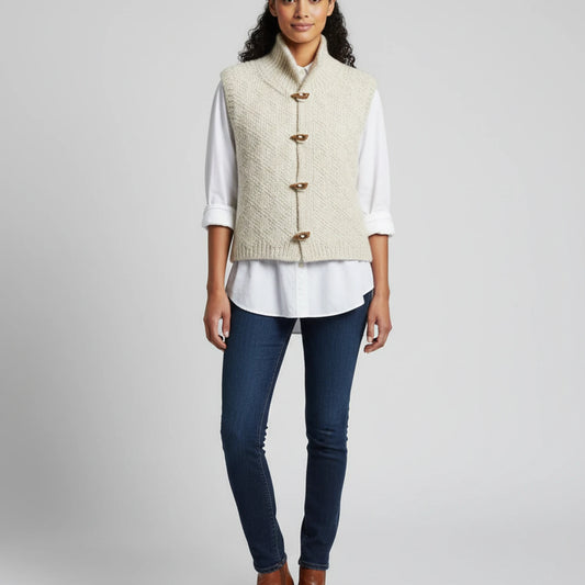 Women's Knitted Sweater Vest