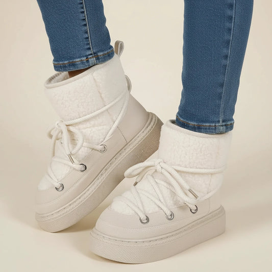 Women's Lace-Up Ankle Winter Boots