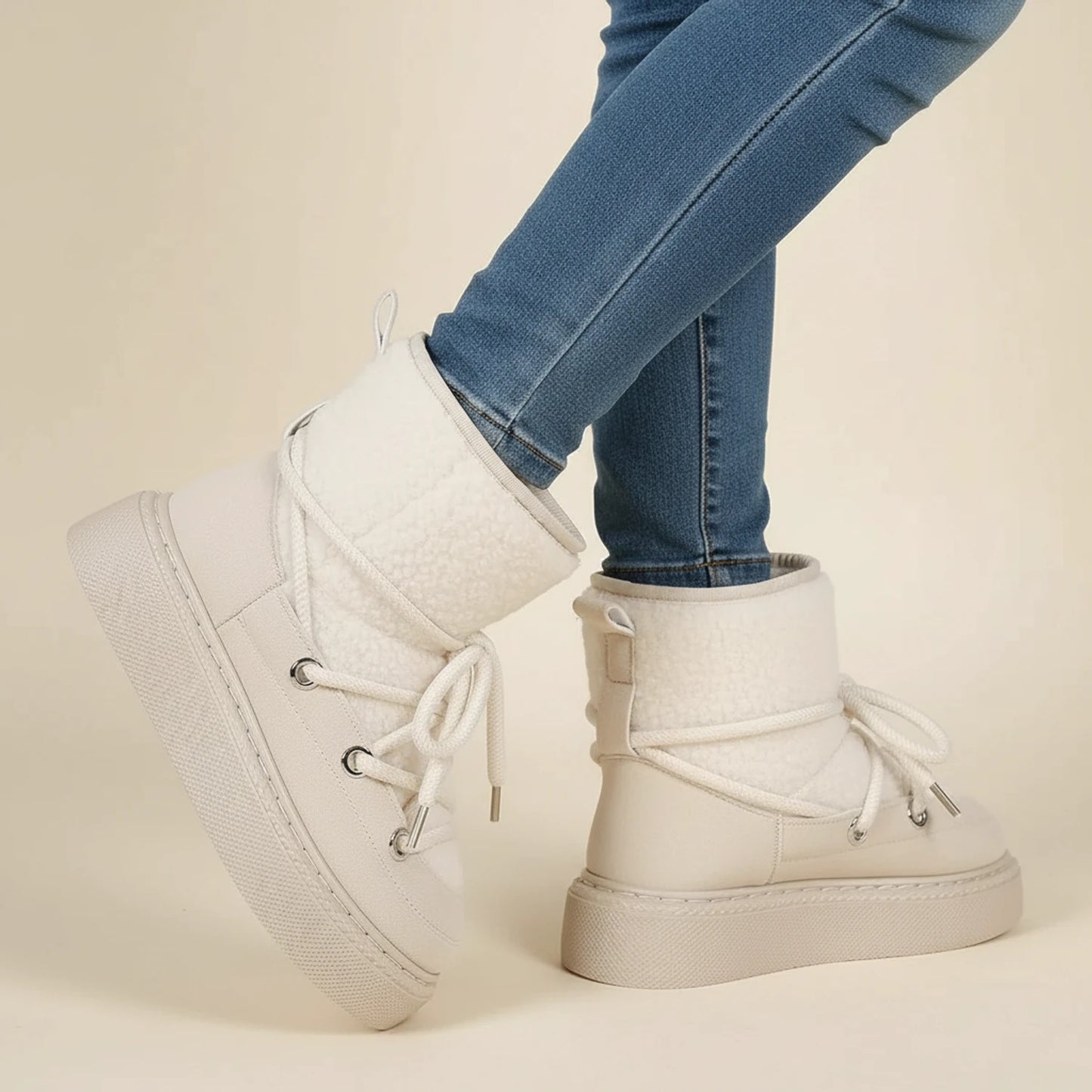 Women's Lace-Up Ankle Winter Boots