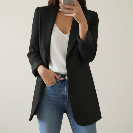 Women's Open Front Blazer Jacket