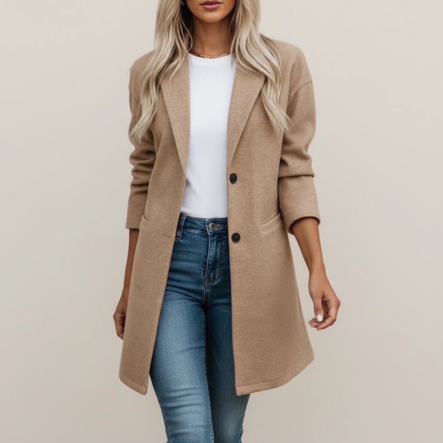 Women's Longline Blazer Jacket