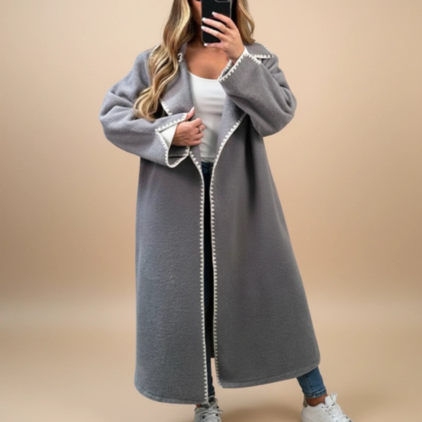 Women's Longline Duster Coat