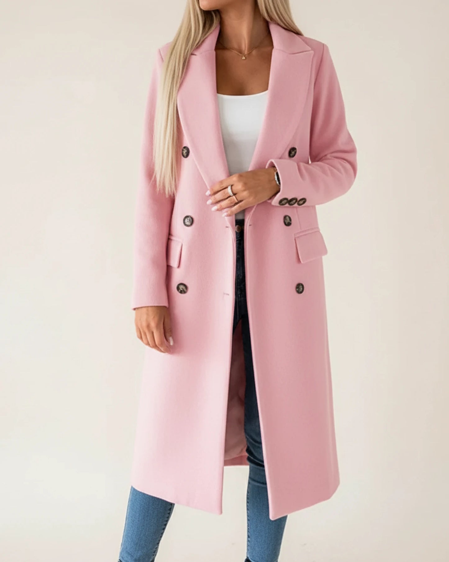 Women's Classic Long Trench Coat