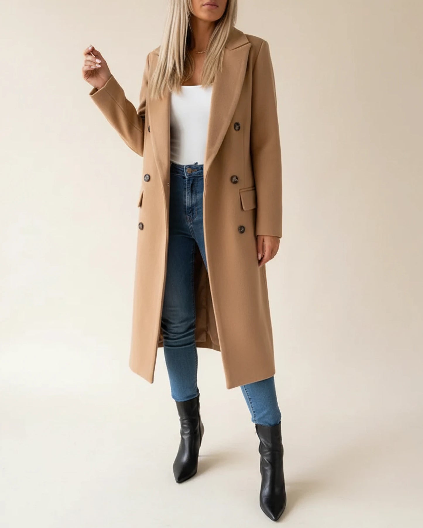 Women's Classic Long Trench Coat