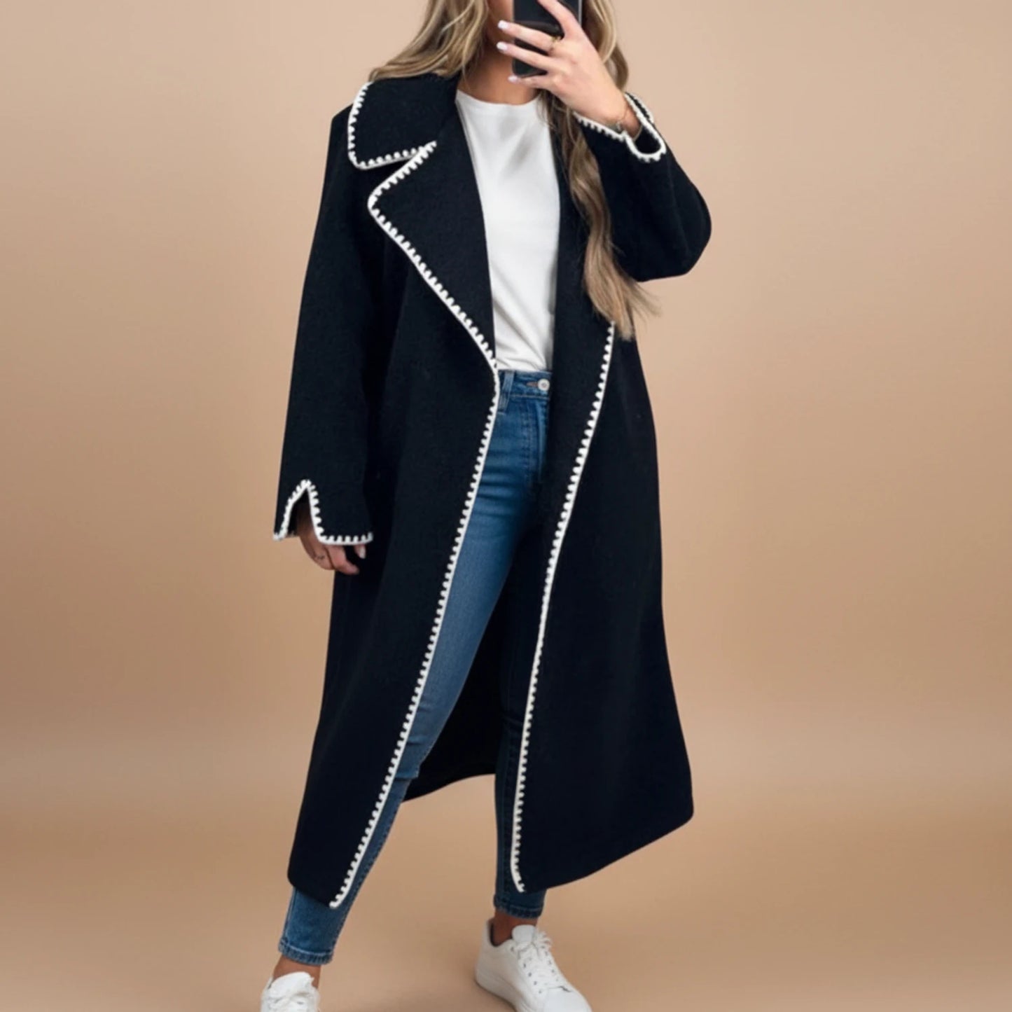 Women's Longline Duster Coat