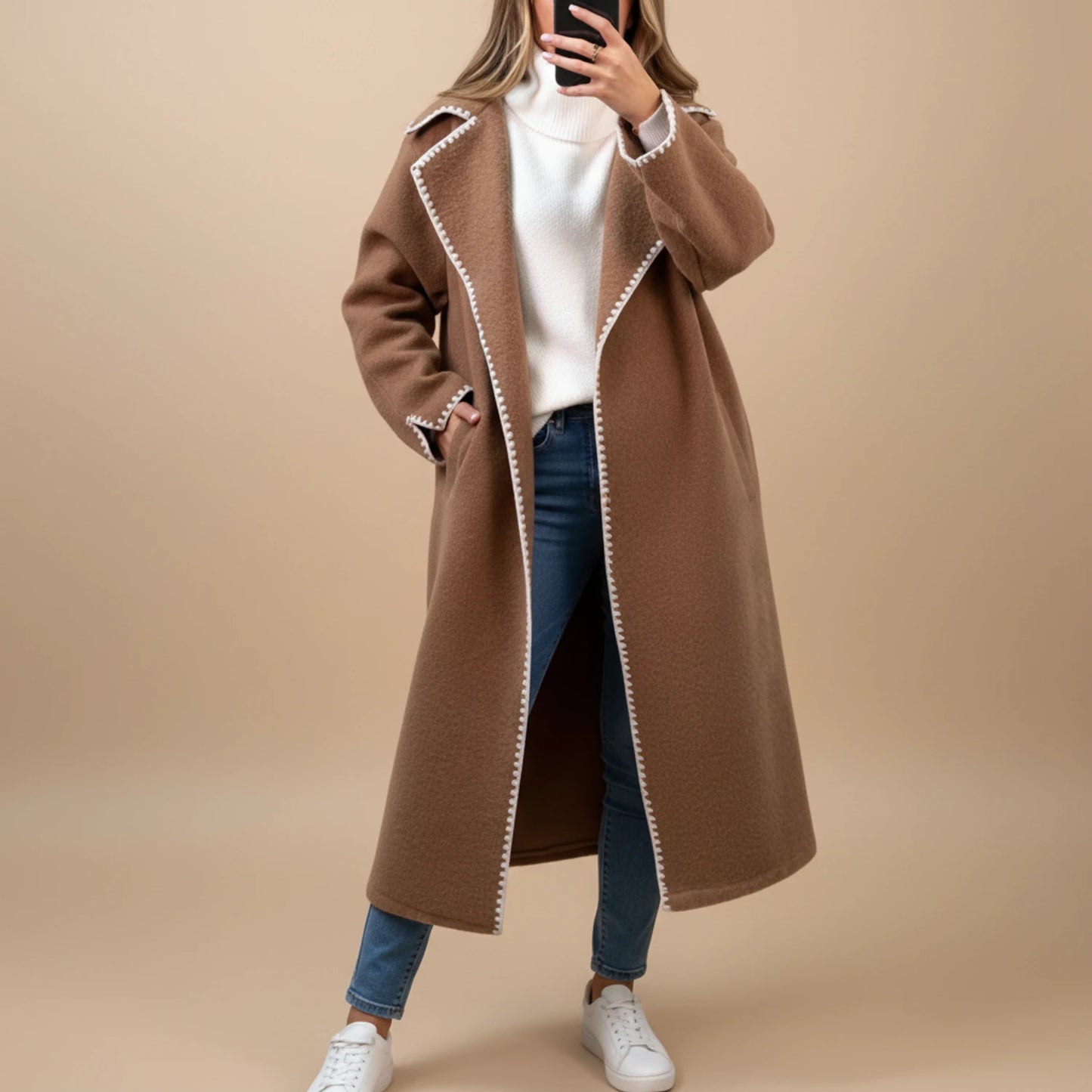 Women's Longline Duster Coat
