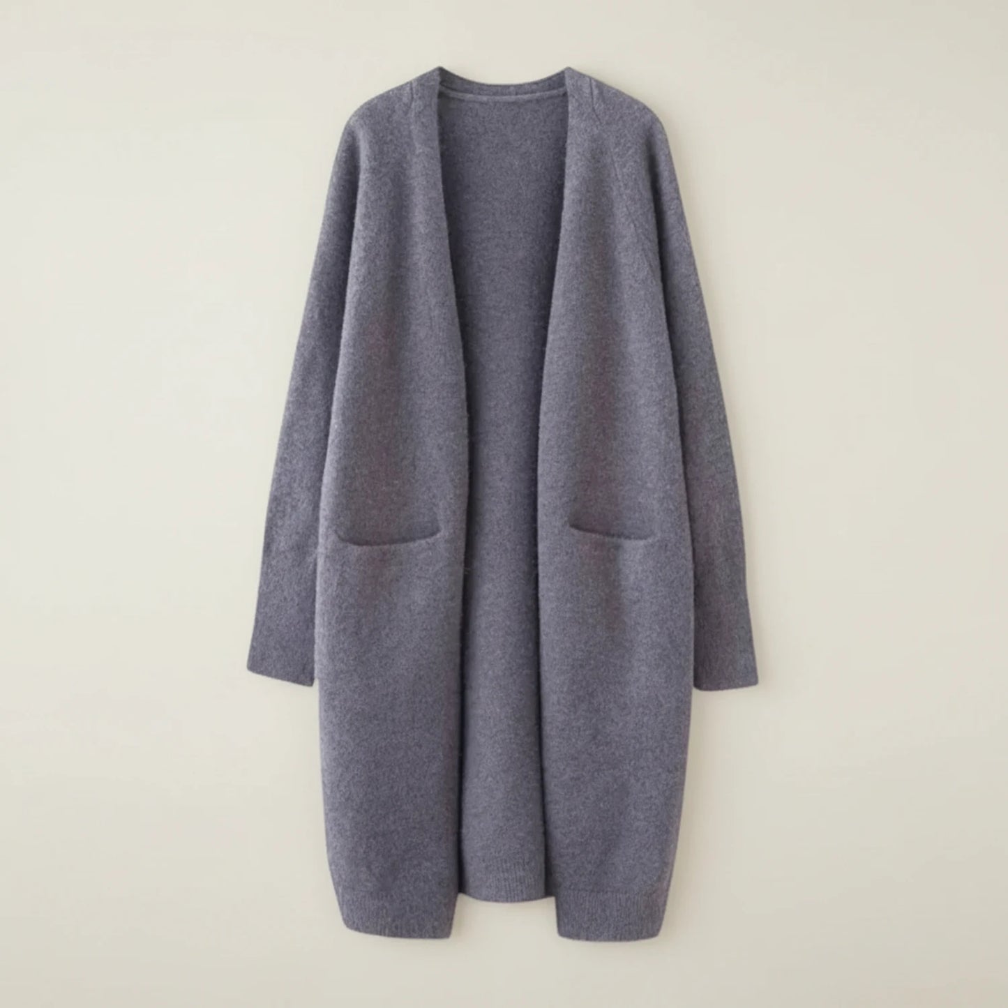 Women's Open-Front Winter Cardigan with Pockets