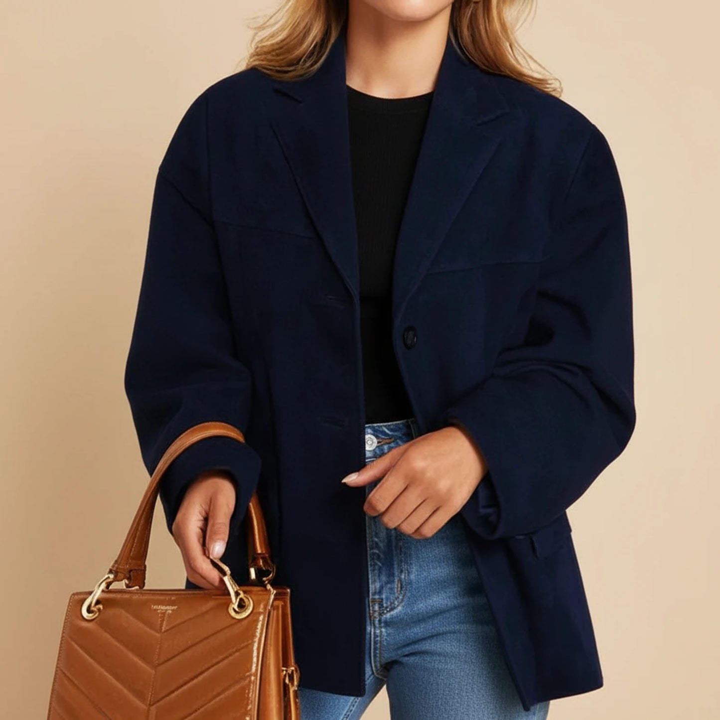 Women's Oversized Blazer Jacket