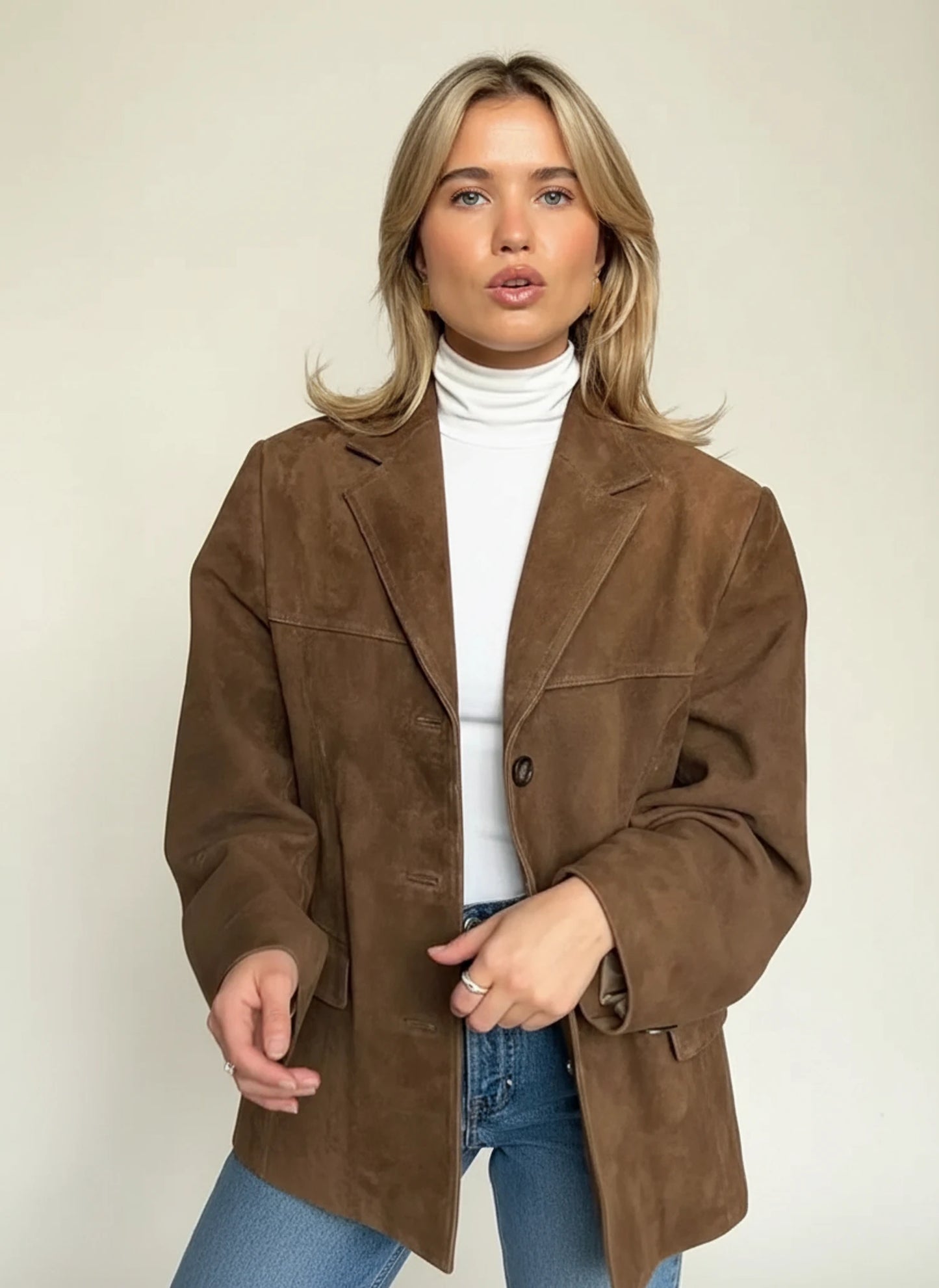 Women's Oversized Blazer Jacket