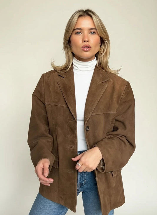 Women's Oversized Blazer Jacket