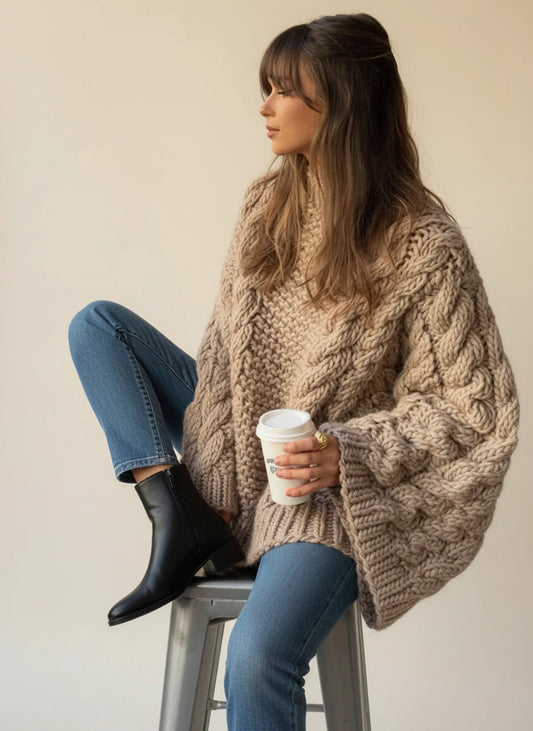 Women's Oversized Warm Knit Sweater