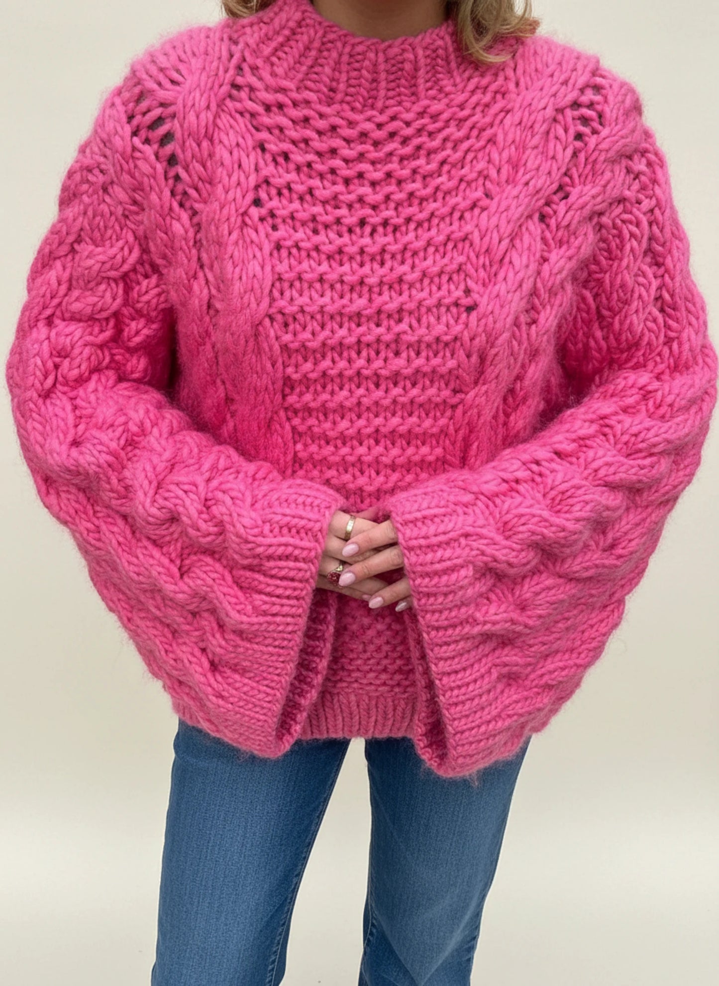 Women's Oversized Warm Knit Sweater