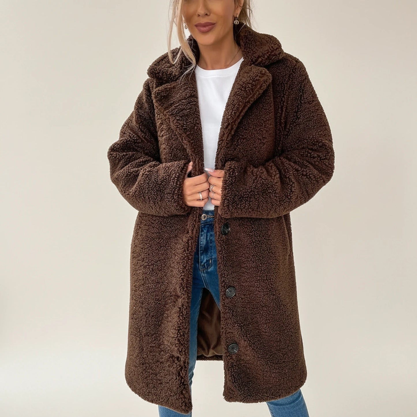 Women's Oversized Warm Teddy Coat
