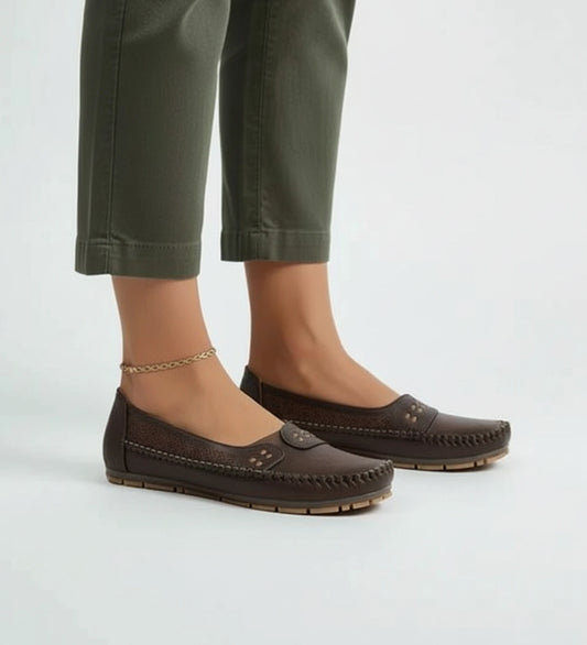 Women's Perforated Slip-On Loafers image