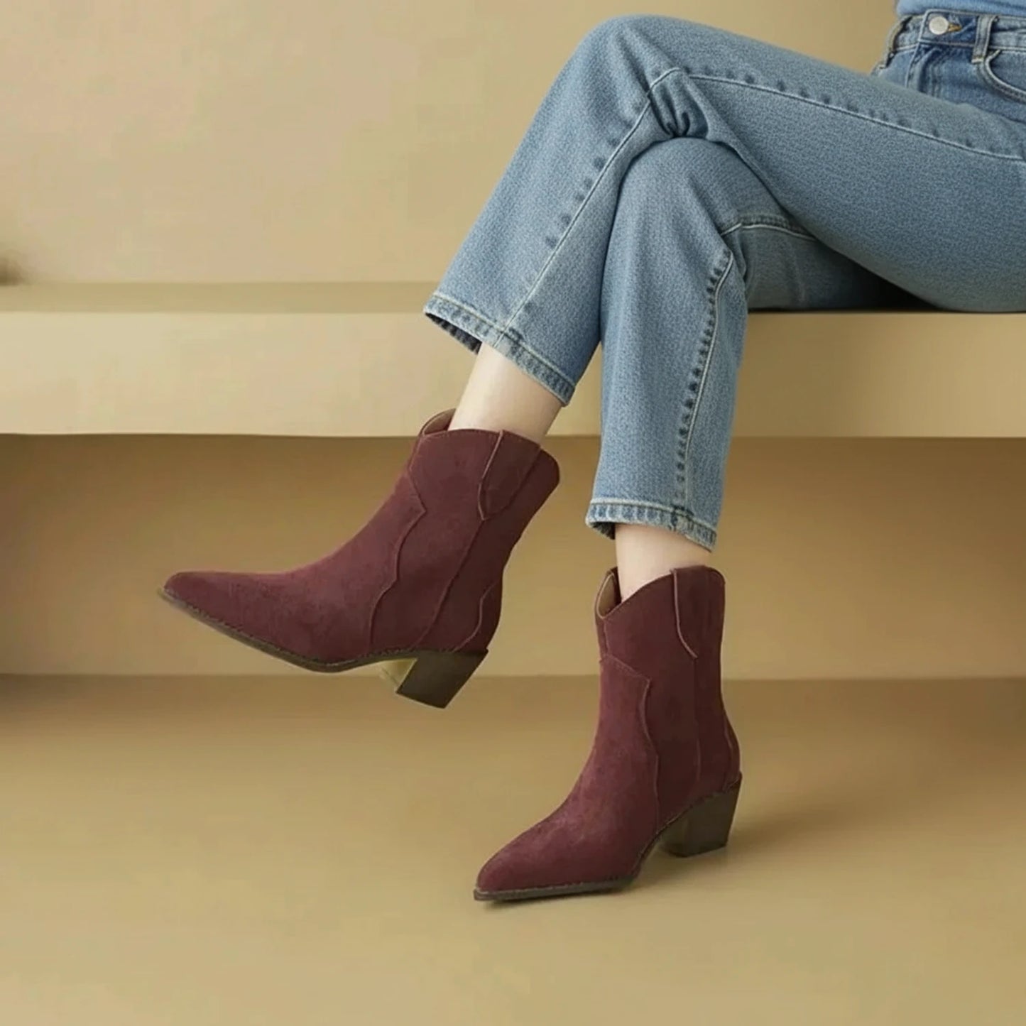 Women's Pointed Toe Ankle Boots