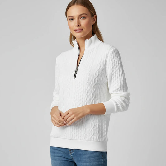 Women's Quarter Zip Sweater