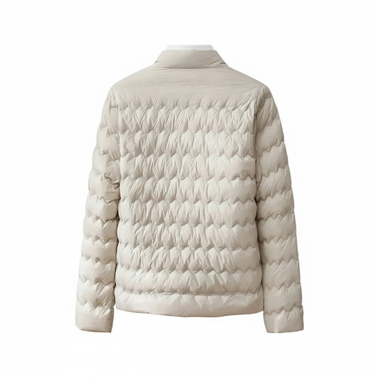 Women's Quilted Collarless Puffer Jacket