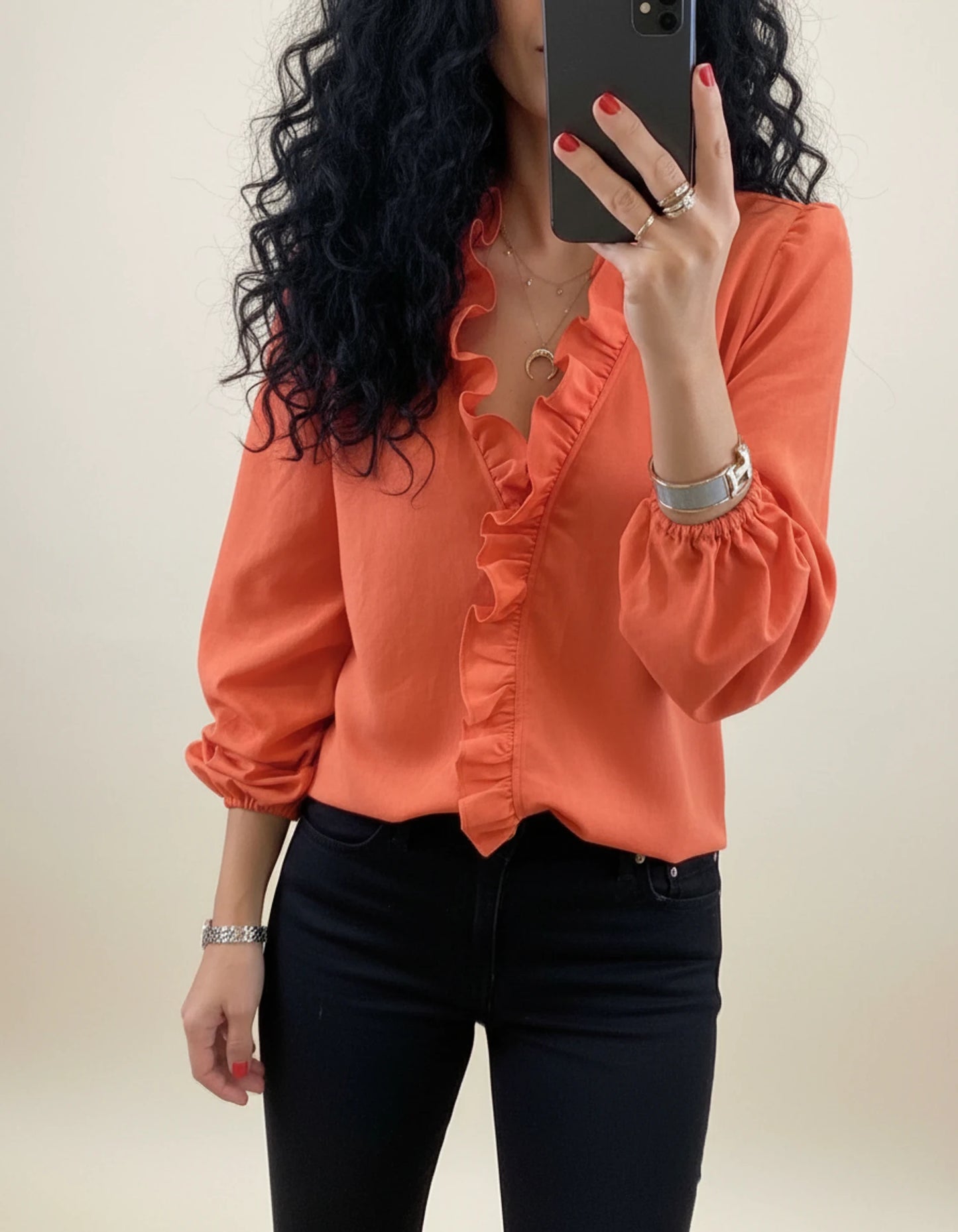 Women's Ruffle Blouse