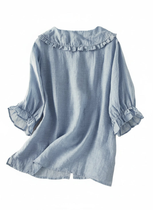 Women's Ruffle Collar Blouse