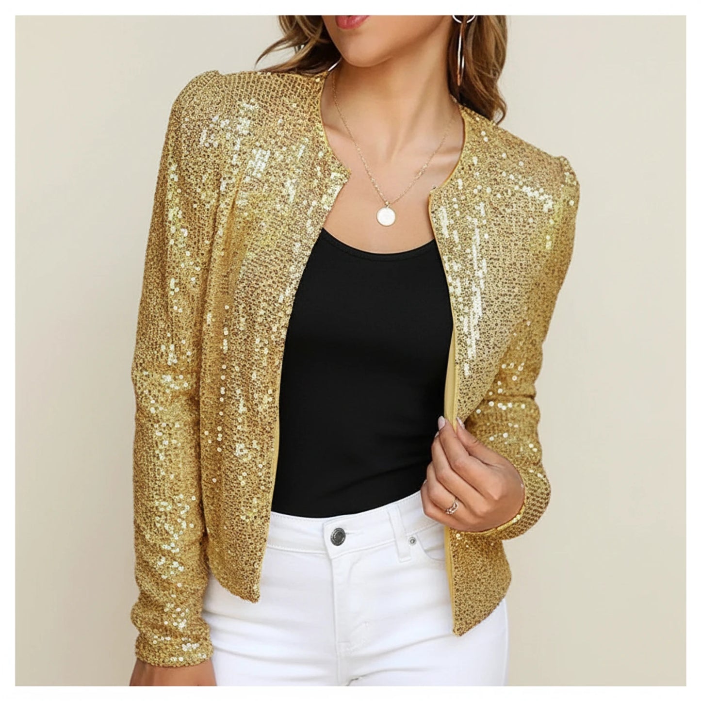 Women's Sequin Evening Jacket