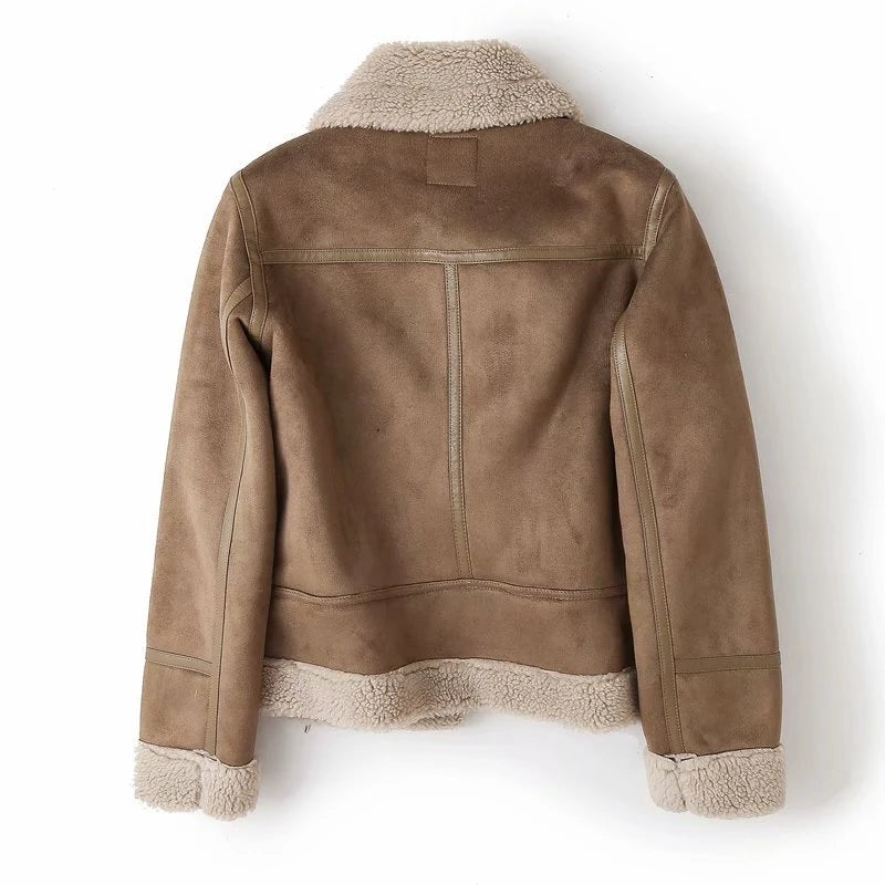 Women's Shearling Aviator Jacket image
