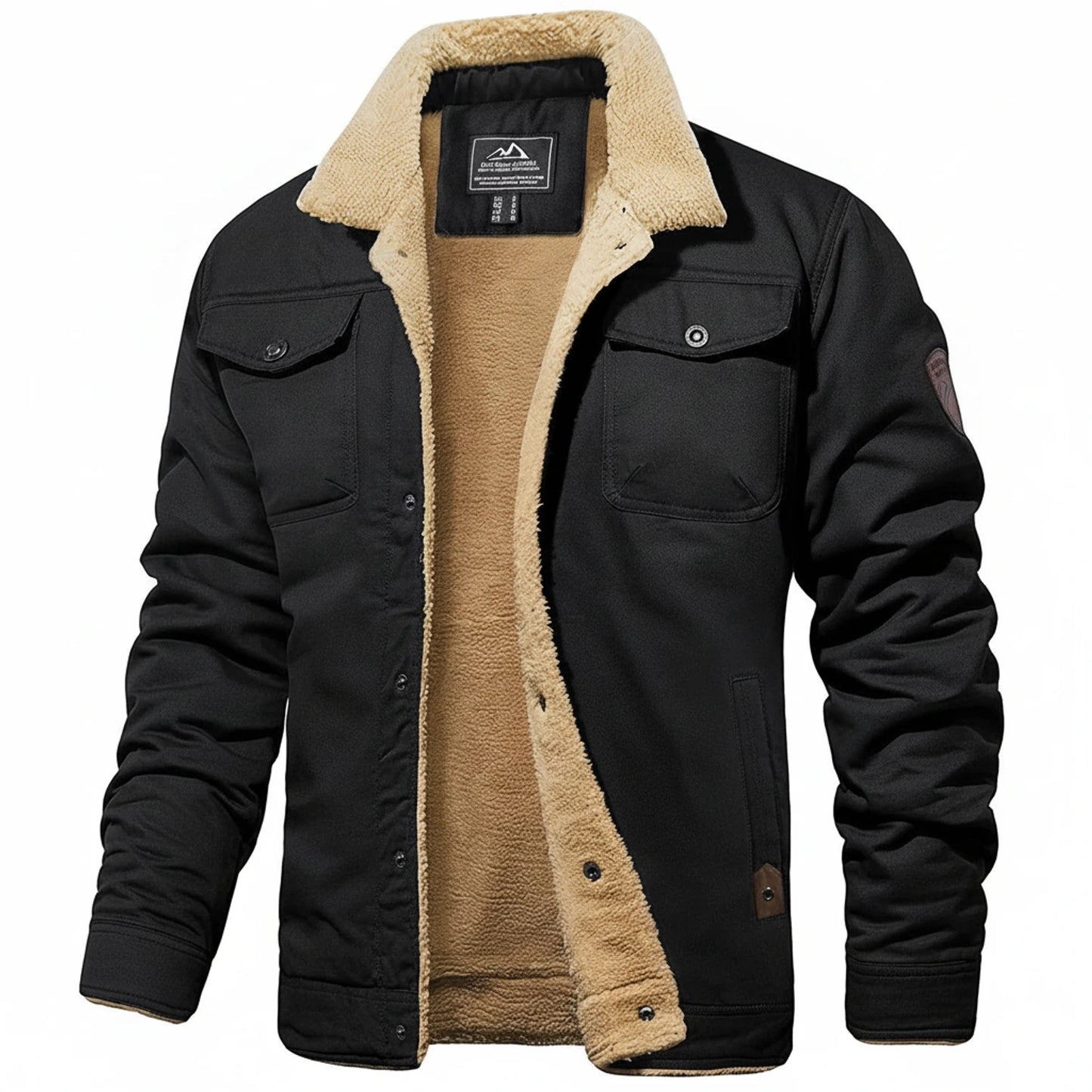 Men's Sherpa Collar Winter Jacket