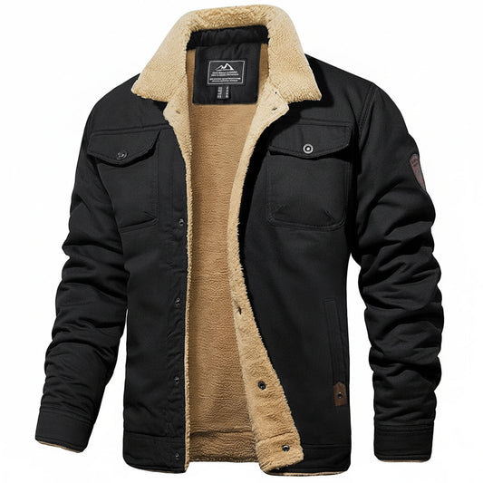 Men's Sherpa Collar Winter Jacket