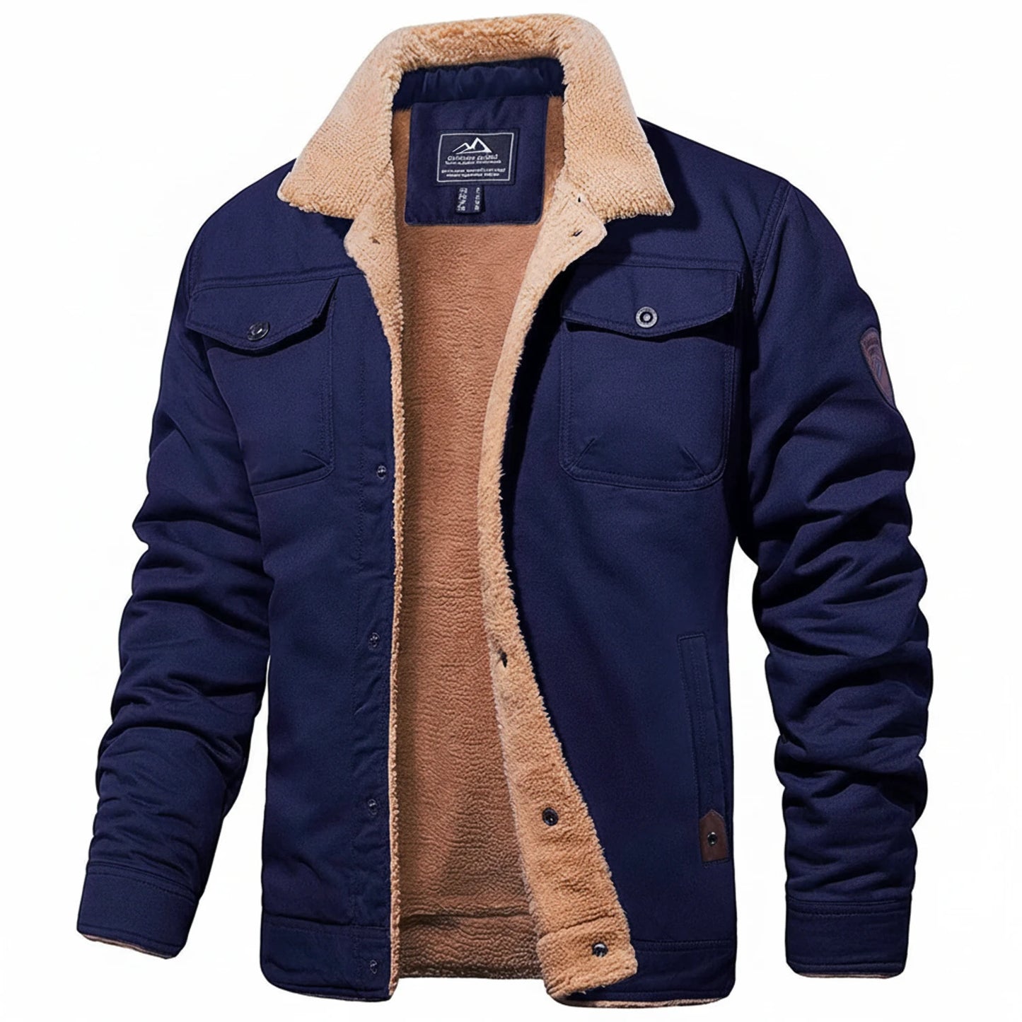Men's Sherpa Collar Winter Jacket