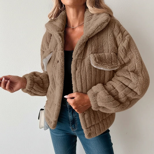 Women's Fluffy Teddy Style Jacket