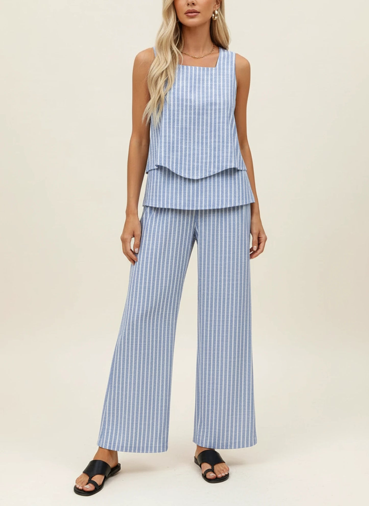 Women's Sleeveless Pant Set