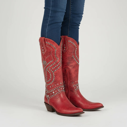 Women's Studded Western Boots